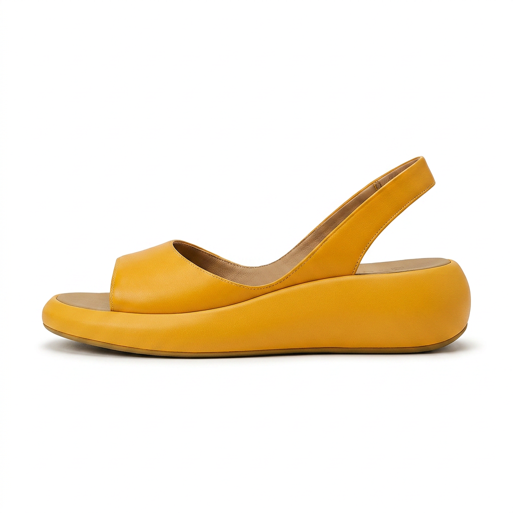 BandForm • Sandaal met plateauzool en brede band