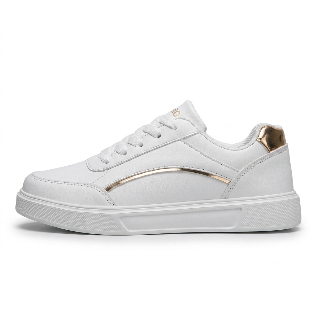 Stella — Platformsneaker met metallic accenten