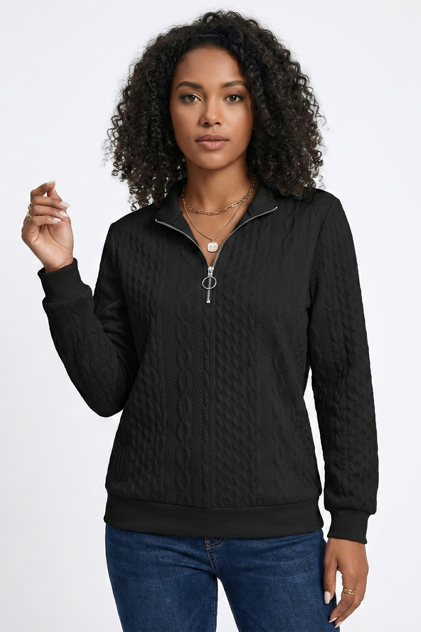 Clio sweater for women | QYVEN