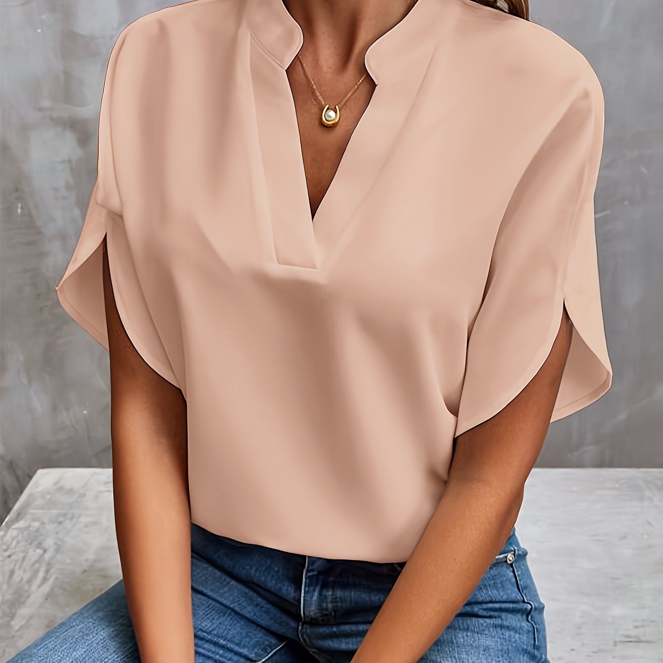 Blouse with wide sleeves Beth | QYVEN