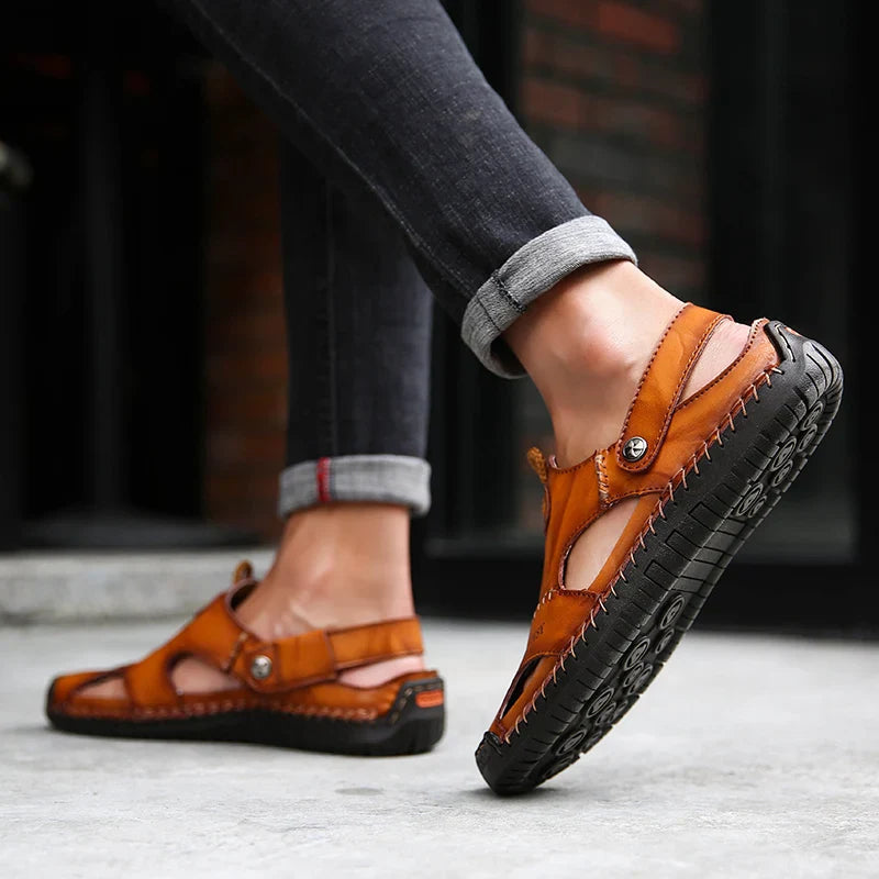 Qyven | Orthopedic Leather Sandals