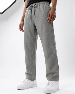 FlowEase — Wijd uitlopende broek met elastische tailleband en trekkoord