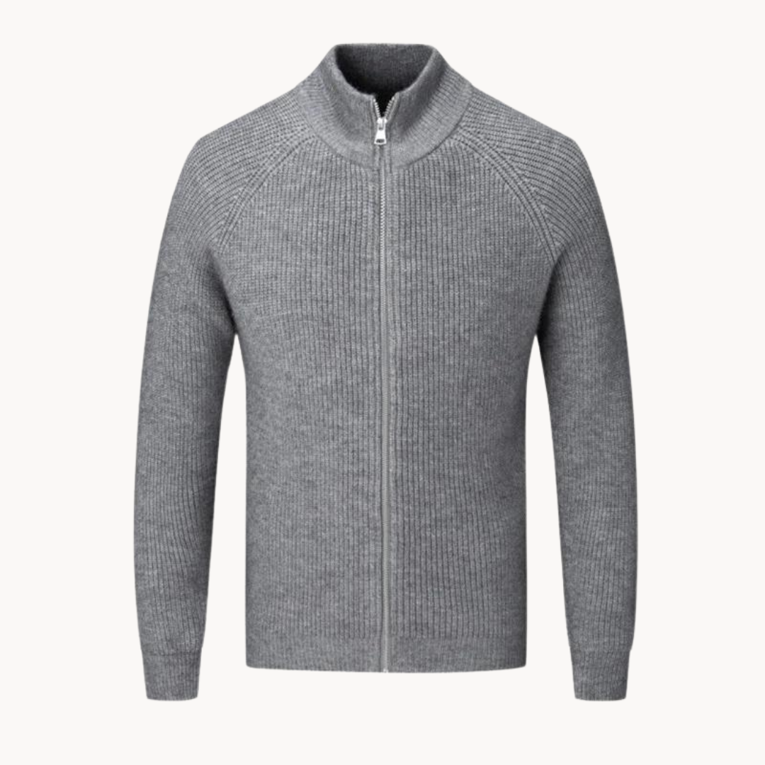 Colton cashmere zip sweater | QYVEN