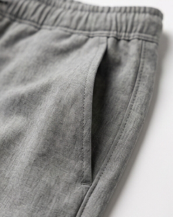 FlowEase — Wijd uitlopende broek met elastische tailleband en trekkoord