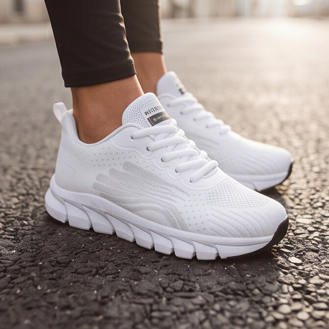 Strider — Atletische mesh-sneaker met gesegmenteerde zool