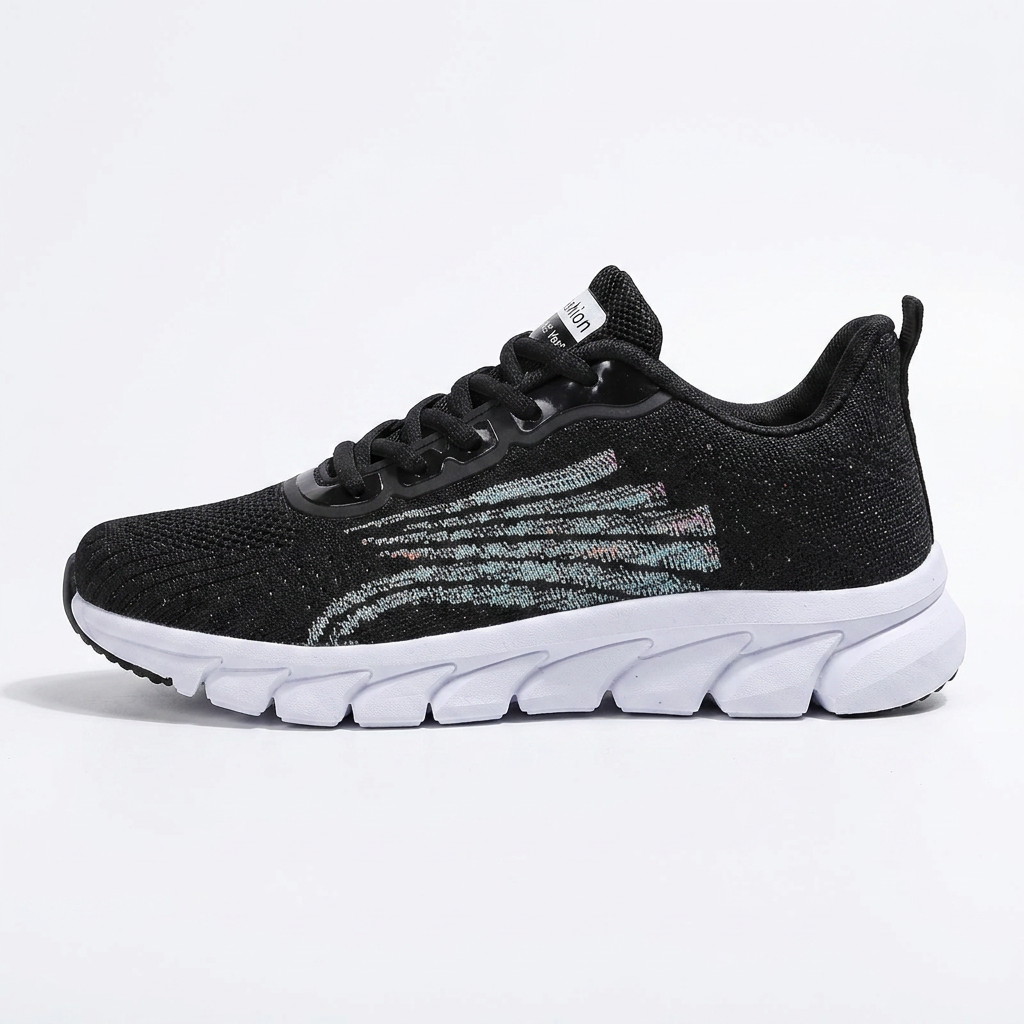 Strider — Atletische mesh-sneaker met gesegmenteerde zool