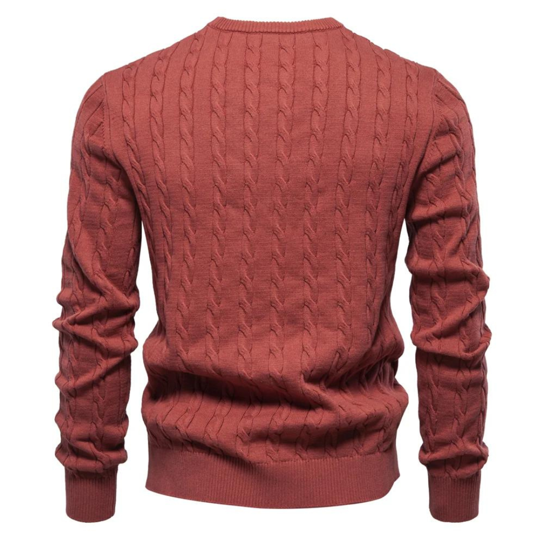 Kosta Zopf knit pullover | QEVEN