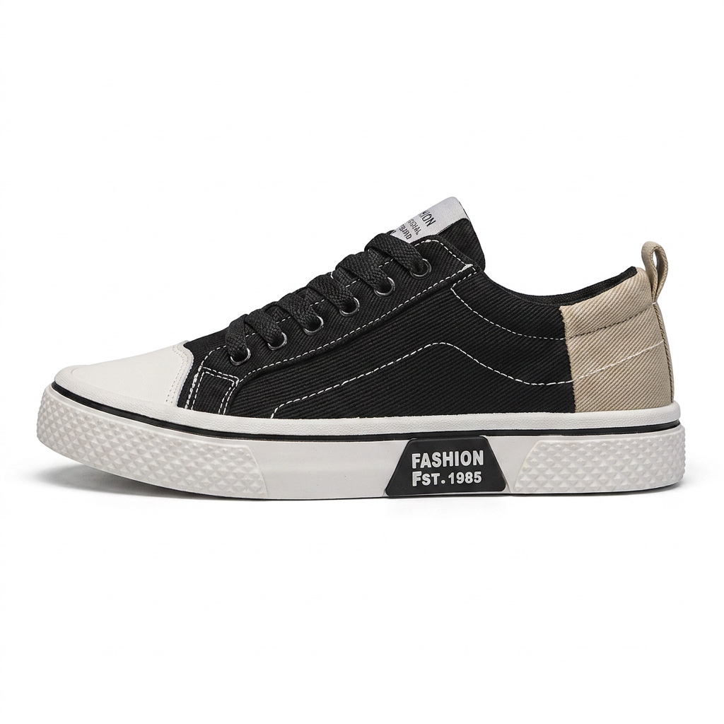Retroglide — Tênis Canvas Court com Solado Gráfico