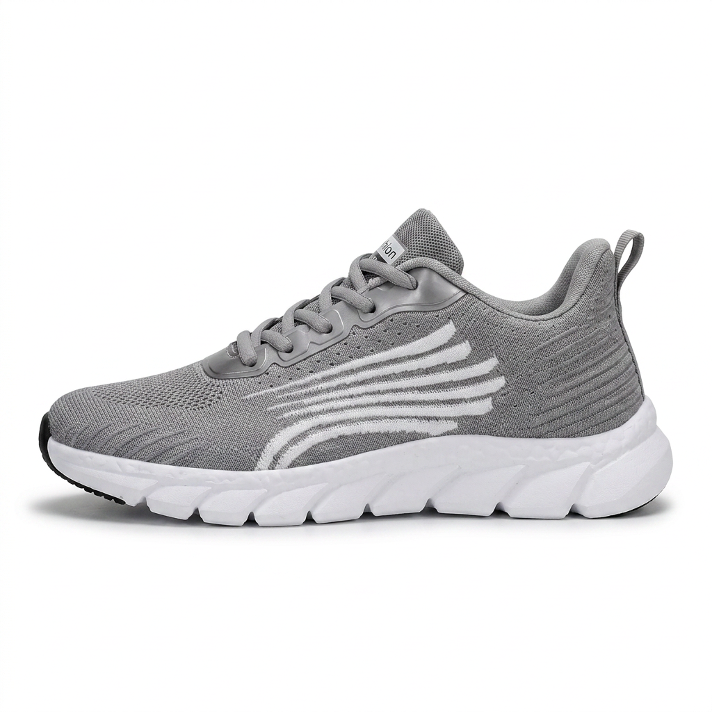 Strider — Atletische mesh-sneaker met gesegmenteerde zool