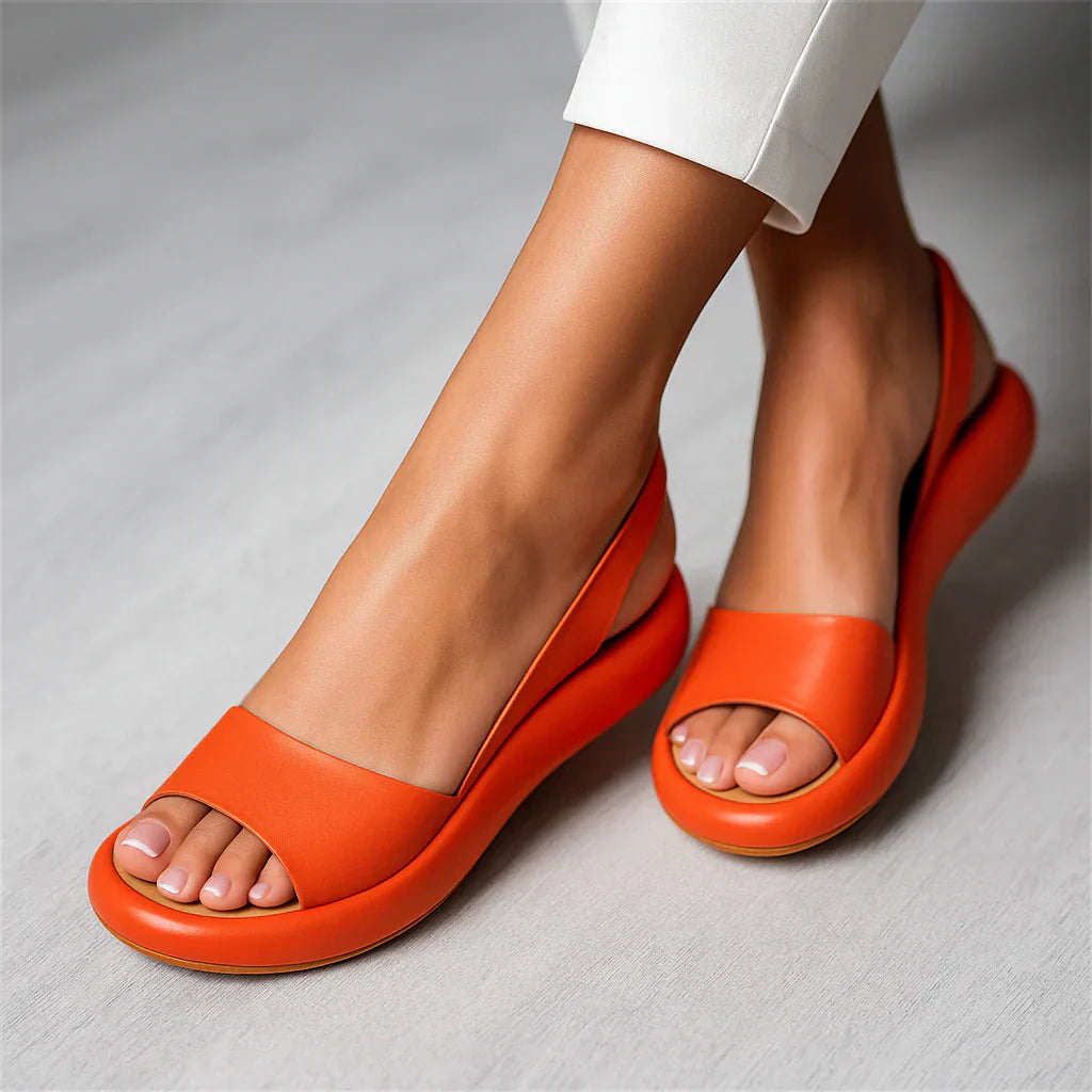 BandForm • Platform Sandal with Wide Strap