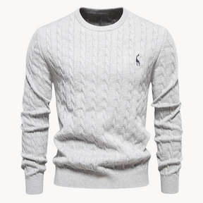 Kosta Zopf knit pullover | QEVEN