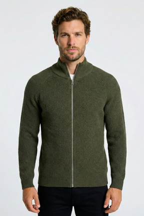 Colton cashmere zip sweater | QYVEN