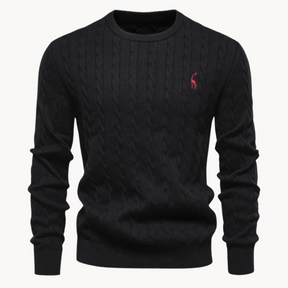 Kosta Zopf knit pullover | QEVEN