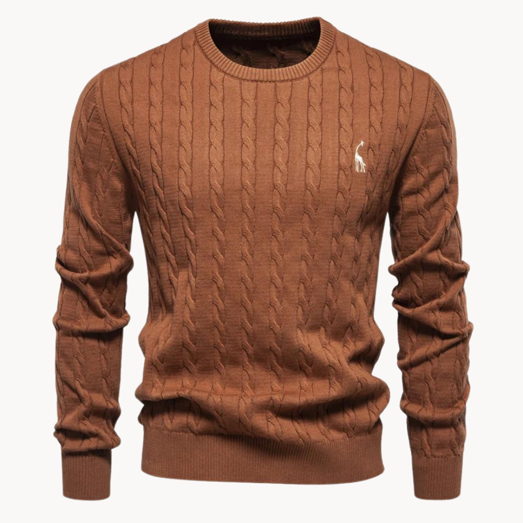 Kosta Zopf knit pullover | QEVEN
