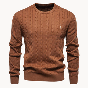 Kosta Zopf knit pullover | QEVEN