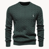 Kosta Zopf knit pullover | QEVEN