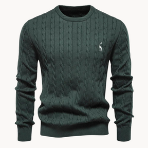 Kosta Zopf knit pullover | QEVEN