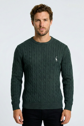Kosta Zopf knit pullover | QEVEN