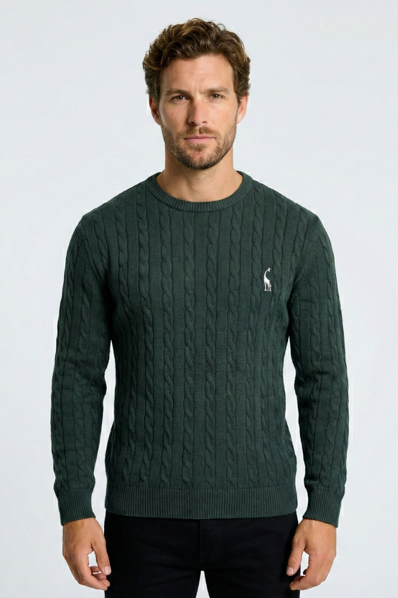 Kosta Zopf knit pullover | QEVEN