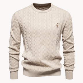 Kosta Zopf knit pullover | QEVEN