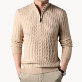 Rory zip neck sweater | QYVEN