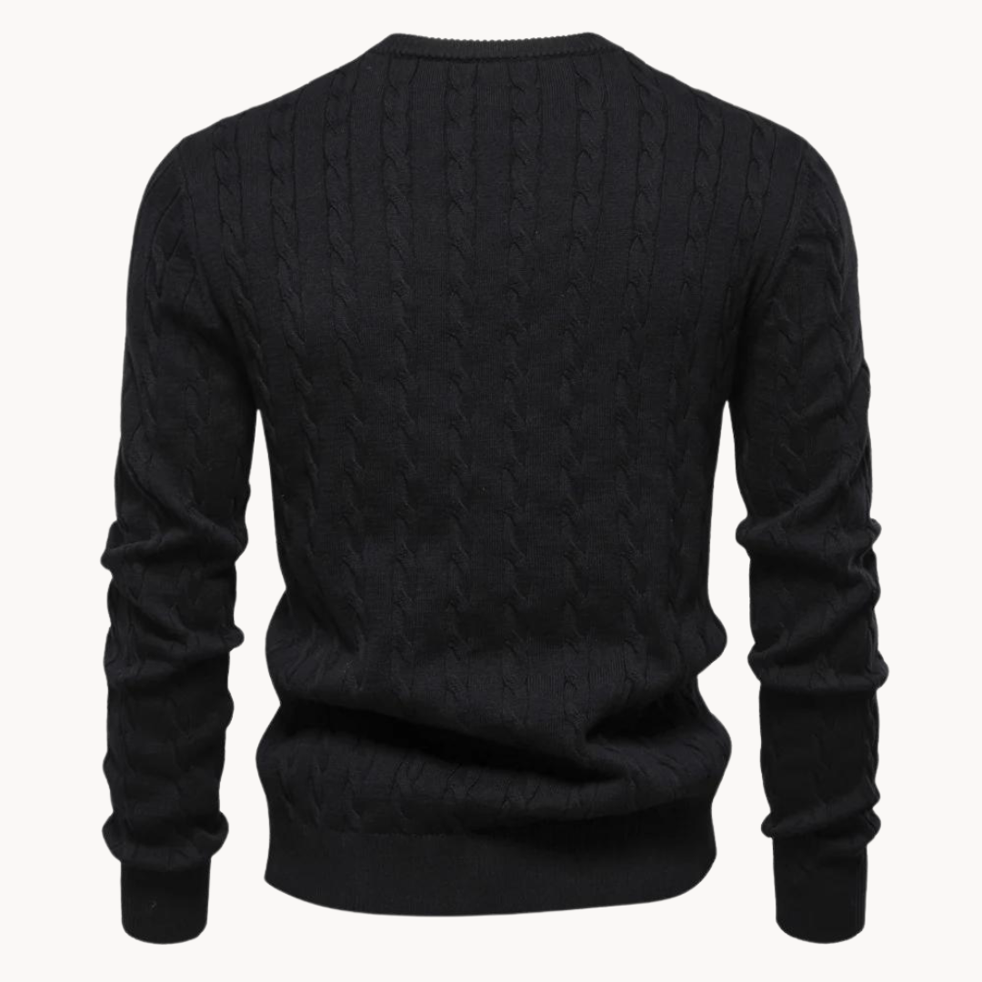 Kosta Zopf knit pullover | QEVEN