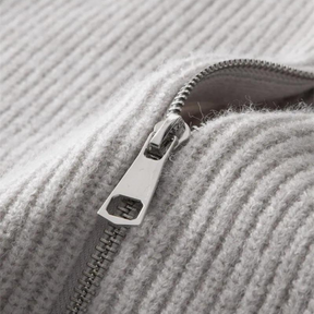 Colton cashmere zip sweater | QYVEN