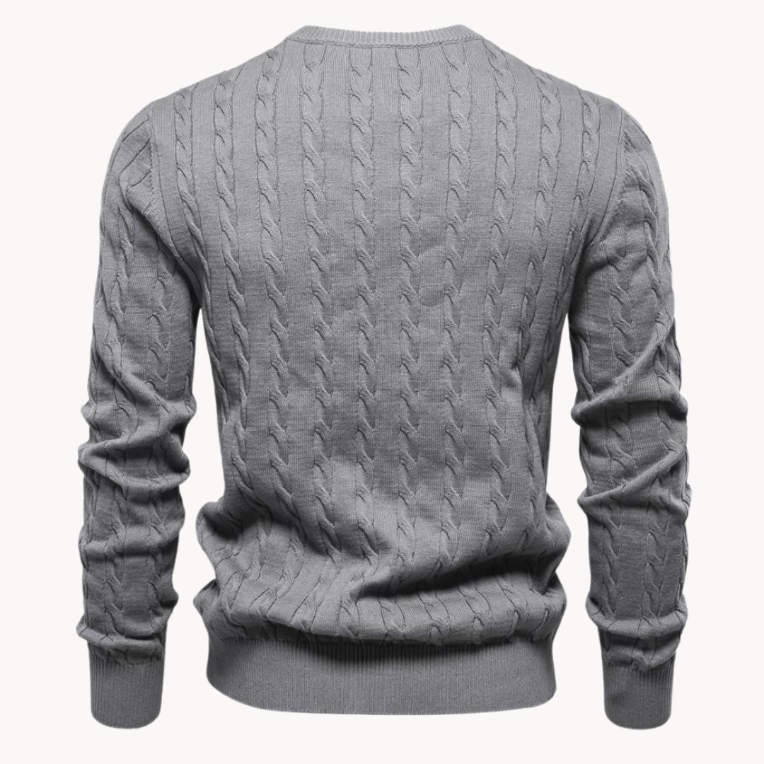 Kosta Zopf knit pullover | QEVEN