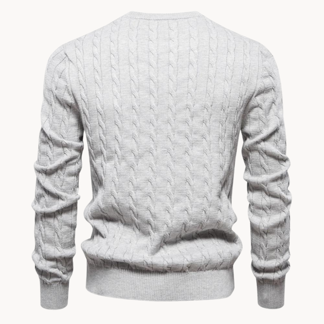 Kosta Zopf knit pullover | SEVEN