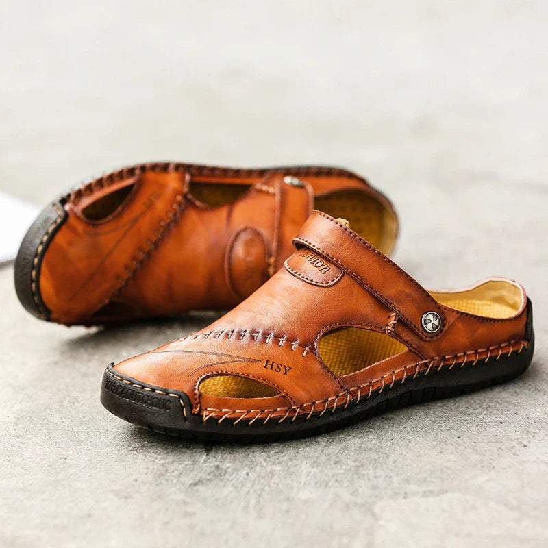 Qyven | Orthopedic Leather Sandals