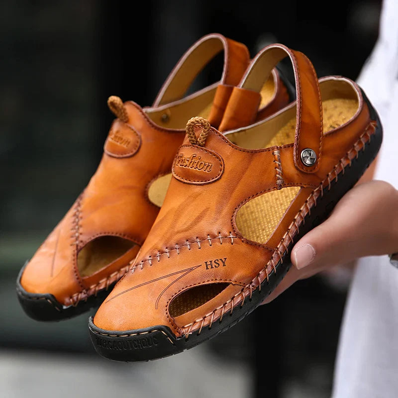Qyven | Orthopedic Leather Sandals