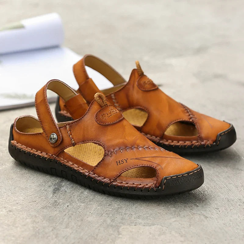 Qyven | Orthopedic Leather Sandals