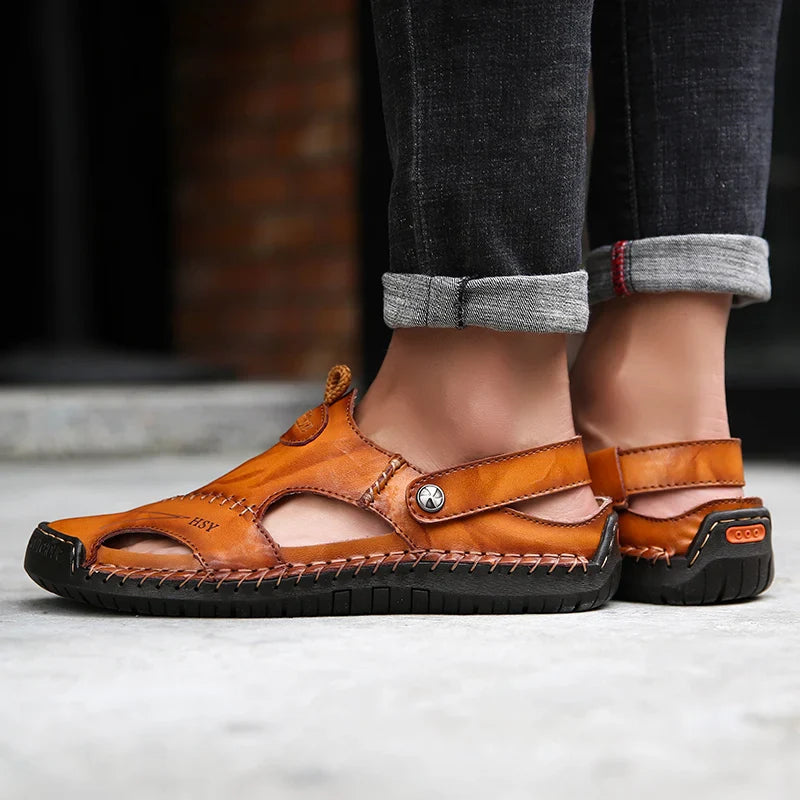 Qyven | Orthopedic Leather Sandals