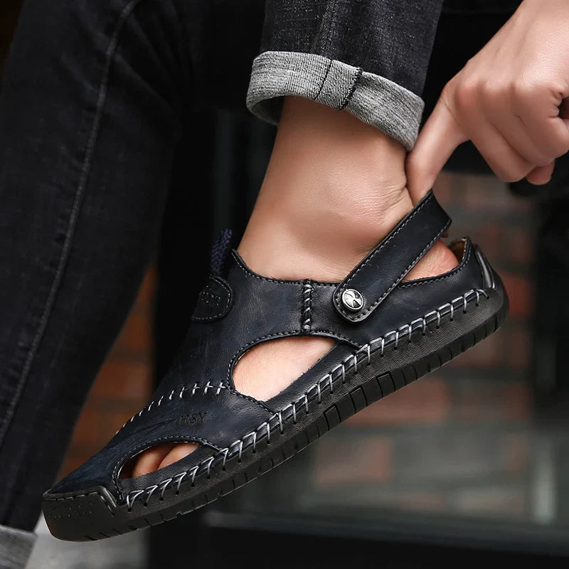 Qyven | Orthopedic Leather Sandals