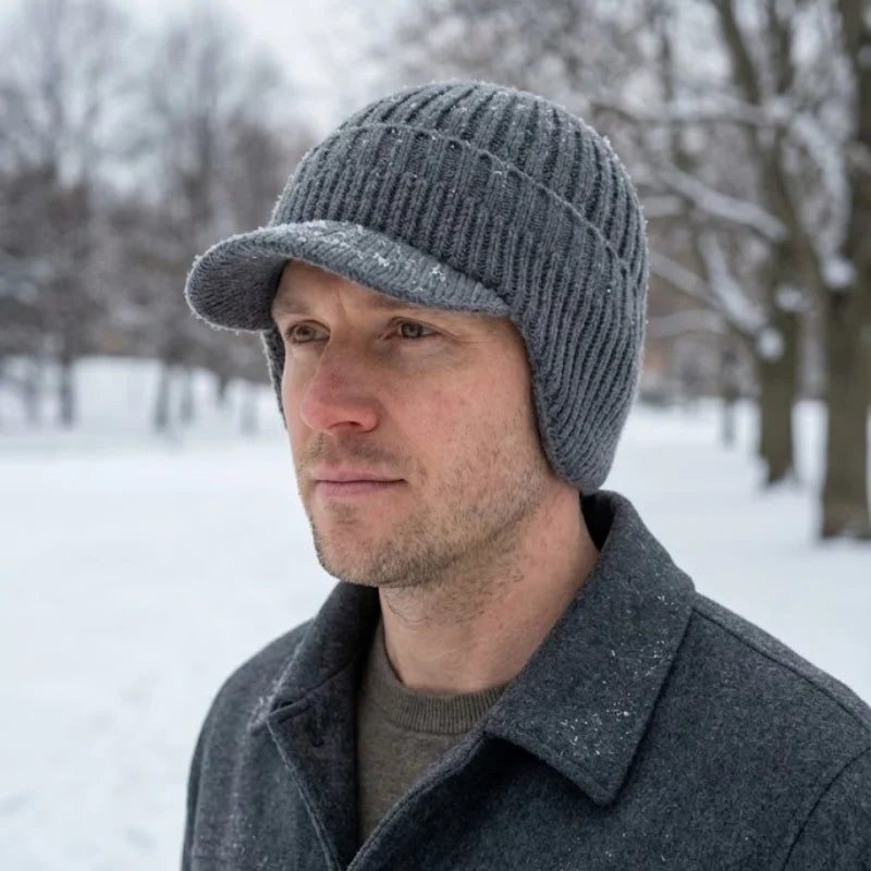 Thermal winter beanie with ear protection - FjordWarm (ORIGINAL)