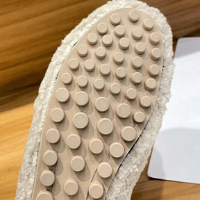 Arielle pluche mocassins met antislipzolen | QYVEN